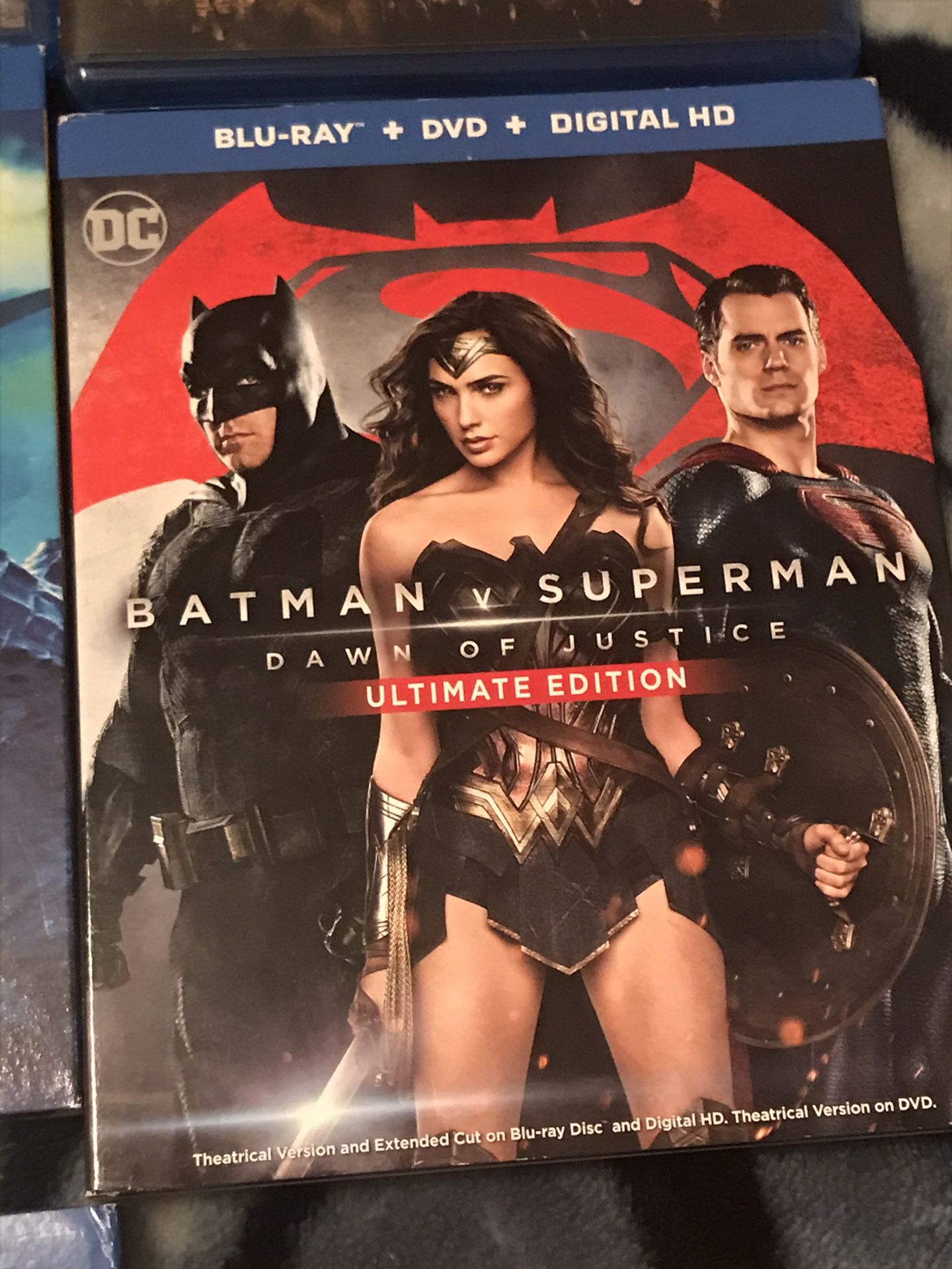 Batman vs Superman Ultimate Edition Blu Ray DVD