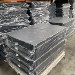 Twin Size BOX SPRINGS Foundation for Mattress New Of Factory With it’s Plastic Available In All Size Delivery Same Day