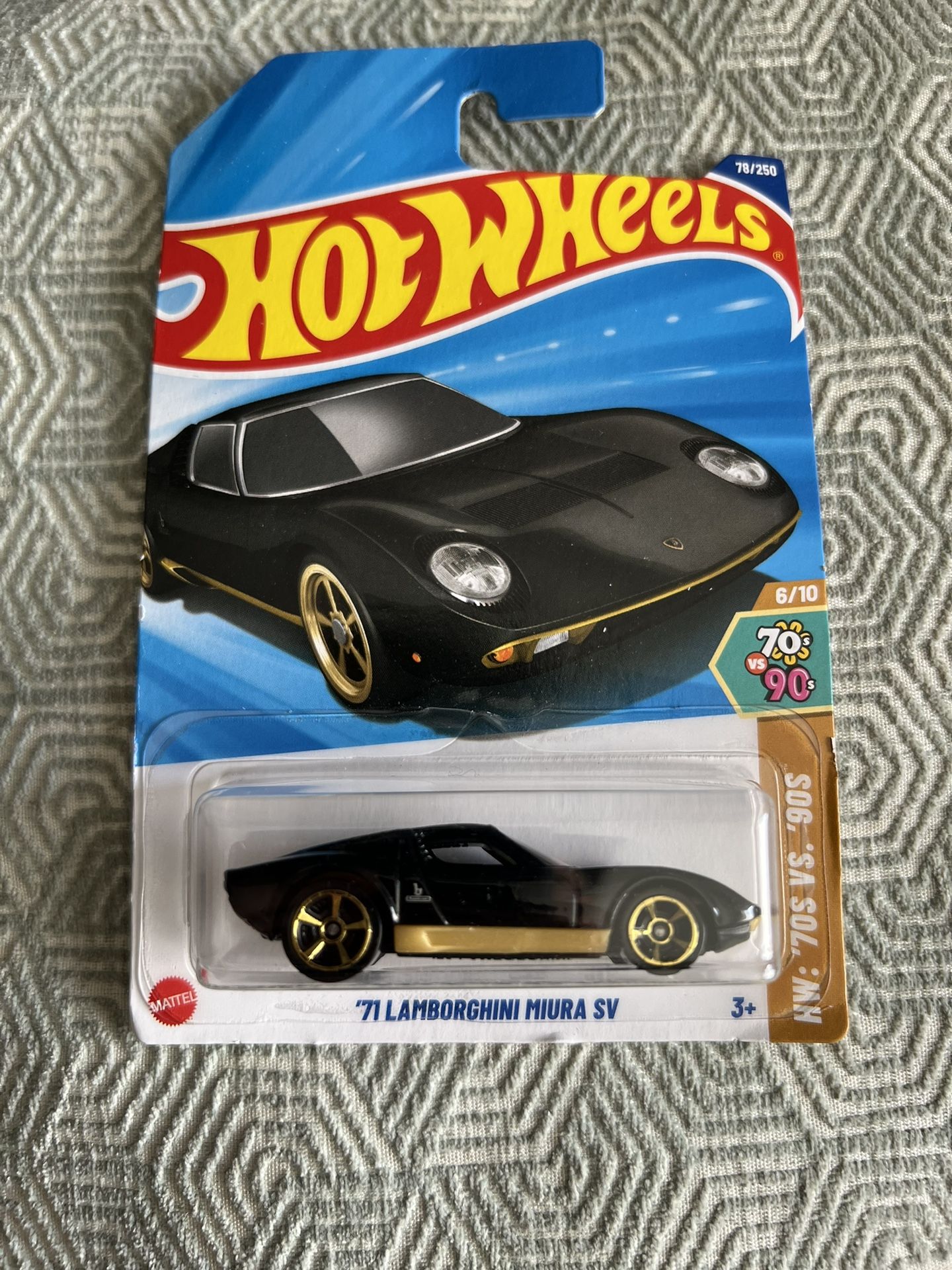 Hot Wheels Lamborghini Miura SV – Brand New | Black