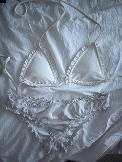 white bikini