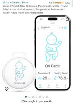 Sense-U Smart Baby Abdominal Movement Monitor