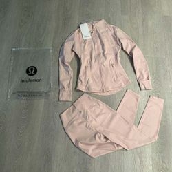 Sakura pink lululemon set size 6