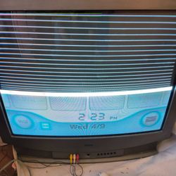 Horizontal Collapsed RCA 32" 32v420t crt tv