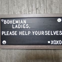 Letter Boards