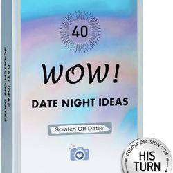 Scratch Off Date Night Ideas for couples, Adventure Date Night, Unique