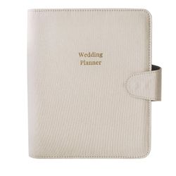Linen Wedding Planning Book and Organizer for Bride Or Groom (360 pages)