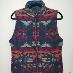 American Eagle Outfitters Southwest Puffer Vest Size M Zip Up Two Pockets NWOT