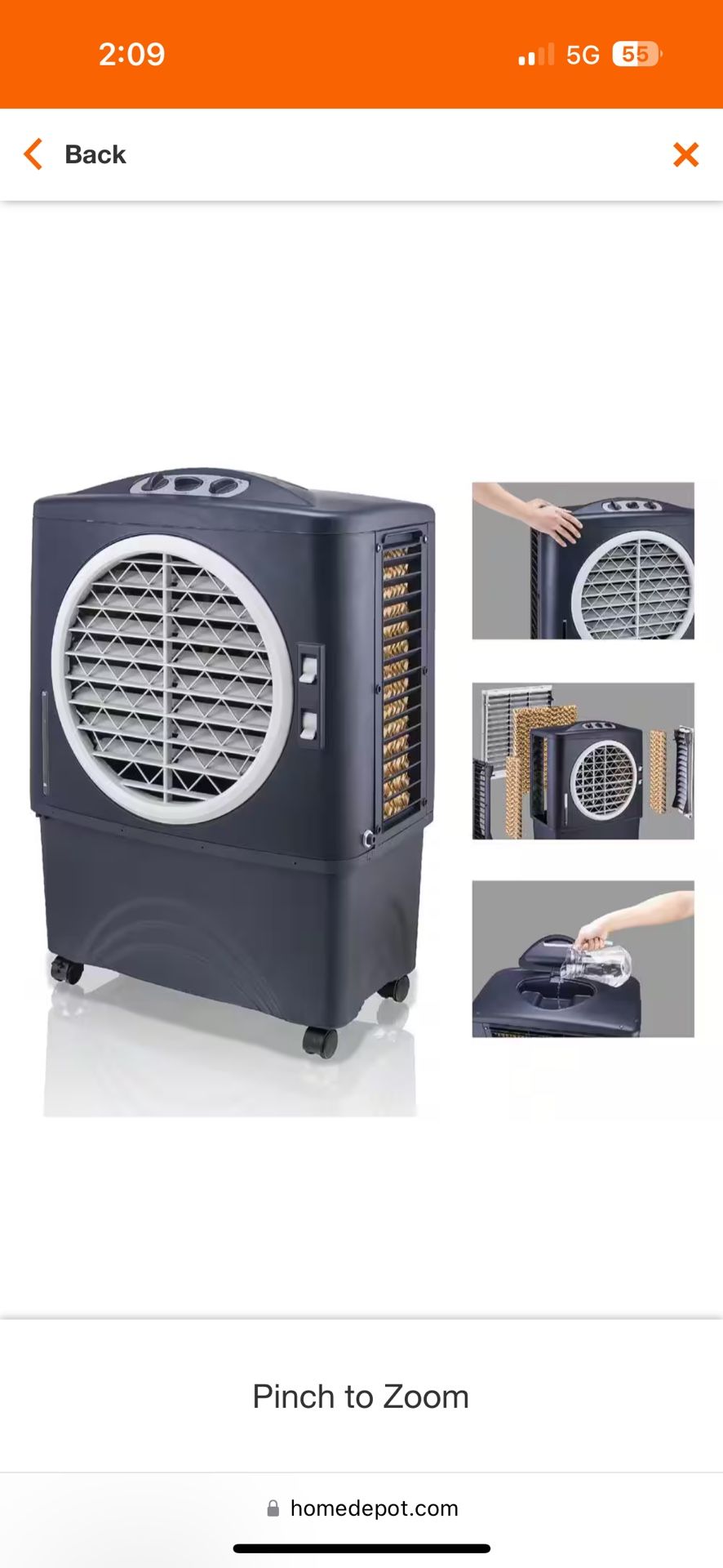 Honeywell Evaporative Cooler 1062