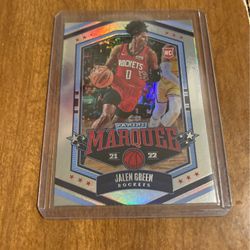 2021-22 Panini Chronicles Marquee Jalen Green Rookie Card