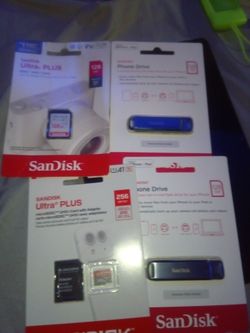 SanDisk memory cards SD CARDS PHONE DRIVE