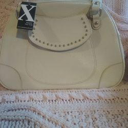 White Leather Bag NEW
