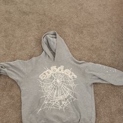 Grey Sp5der Hoodie