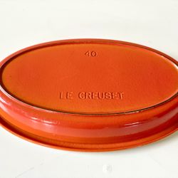 Le Creuset Enameled Cast Iron Oval Baker #40 – Flame Orange – 17"