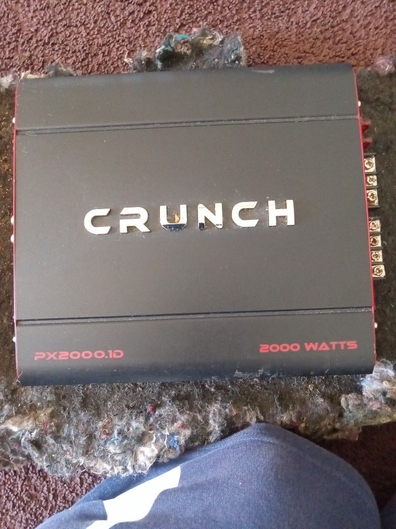 Crunch PX2000.1D 2000 Watt Amplifier 