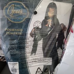 Halloween Costume Possessed Pumpkin 