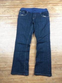 Kika jeans maternity size small dark wash