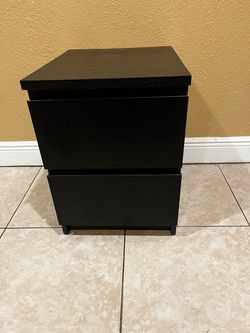 IKEA Night Stand Black 22” H by 19” D by 16” W…$40