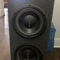 8” Pioneer with amp speaker box