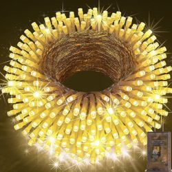 403ft 1000 LED Christmas String Lights Outdoor 8 Modes & Timer Fairy Light Plug in Waterproof LED Wedding Lights for Xmas Yard Tree Party Holiday Deco