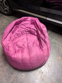 Purple bean bag