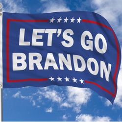Lets Go Brandon Flag 3x5 FT - Let's Go Brandon flag Double Stitched 100D Polyester Flag With 2 Grommets for Indoor Outdoor Decor