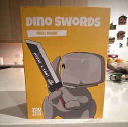 MSCHF x 100 Thieves x YouTooz Dino Swords Vinyl Figure Brand New