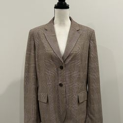 Valerie Stevens Plaid Blazer