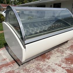 Ice Cream Relate Freezer Display w/ 24 Pan 