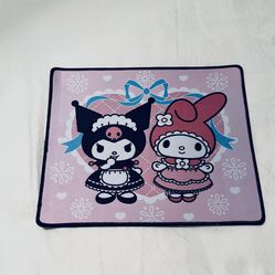 Brand New Kuromi and My Melody Non-Slip Mousepad 10 x 12in