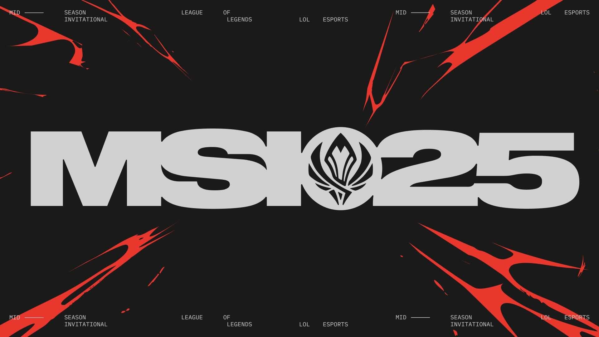 2025 LOL Vancouver MSI Ticket for 7.10/7.11/7.12