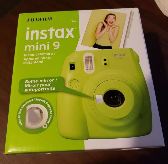 Instax Mini 9 Instant Digital Camera - Lime green