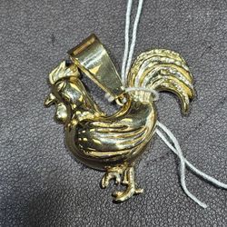 14kt YG Rooster Pendant. (C-1) ASK FOR RYAN. #10(contact info removed)