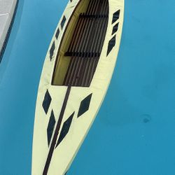 14’ Kayak. Solid Wood Hull W/skin