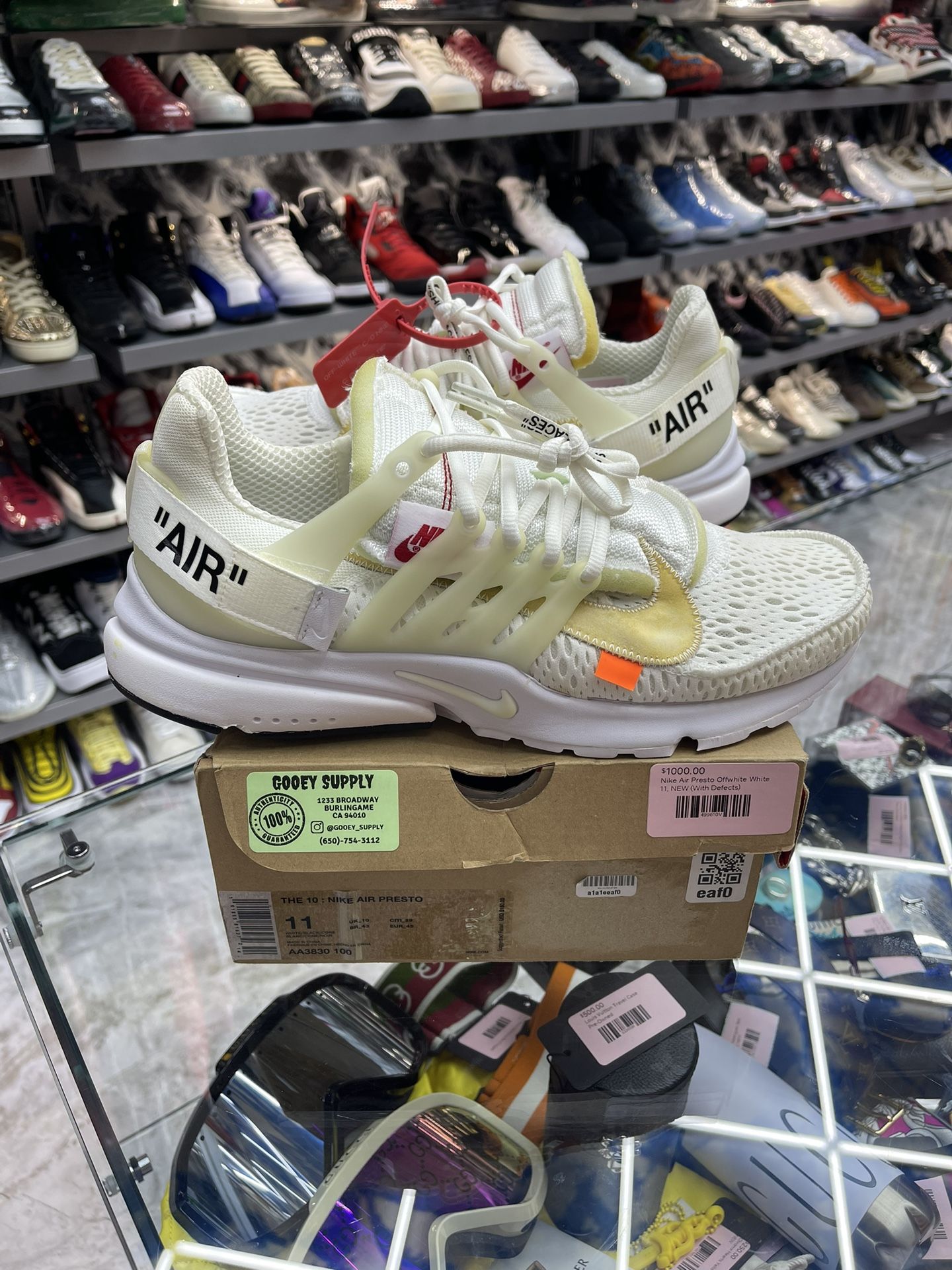 Nike White Air Presto Offwhite - Size 11