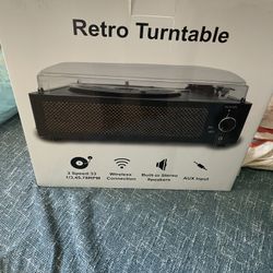 Retro Turntable 🪩 🎵 