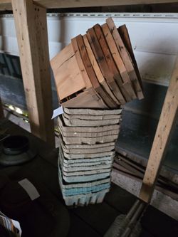 Lot of Stacked strawberries Cartons