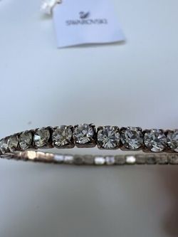 Swarovski Crystal Stretch Bracelet 7"-2 count