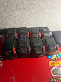 Milwaukee M18 batteries