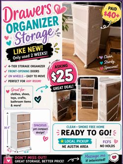 Drawers/ storage/ organizer