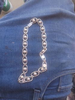 Vintage silver Mexican bracelet or necklace