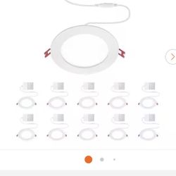 Commercial Electric Value Series 6 in LED Slim Canless - White - (10-Pack)
