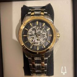Bulova Prober Skeleton 98A146 Automatic Watch