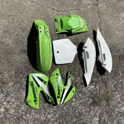 Dirtbike Plastics For A 2005 KlX 110