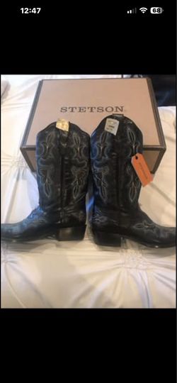 7.5 brand new Stetson cowboy boots