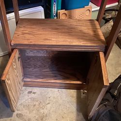 Oak book stand