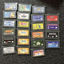 22 Game boy Advanced Games 