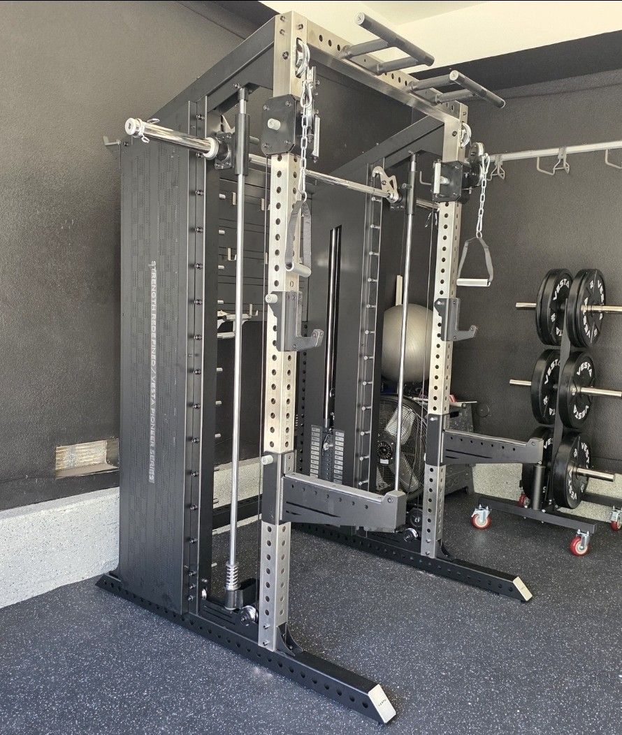 🔥 Vesta Pioneer 3in1 | Functional trainer | Squat Rack | Smith Machine | 200lbs weight stack | Gym Equipment | Commercial Grade | FREE DELIVERY 🚛