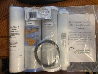 Envirotec ROET50FP 5-Stage RO Replacement Filter Pack ET5000 ET6000 Under Sink