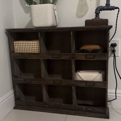 Small wooden shelves / cabinet / storage  / decorative