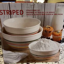3 Piece Bowl Set NEW